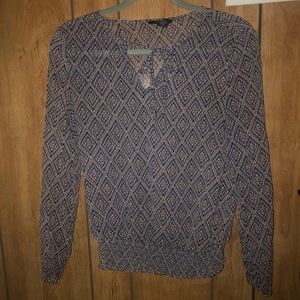 Geoprint Chiffon Blouse